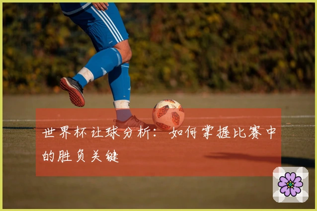 世界杯让球分析：如何掌握比赛中的胜负关键